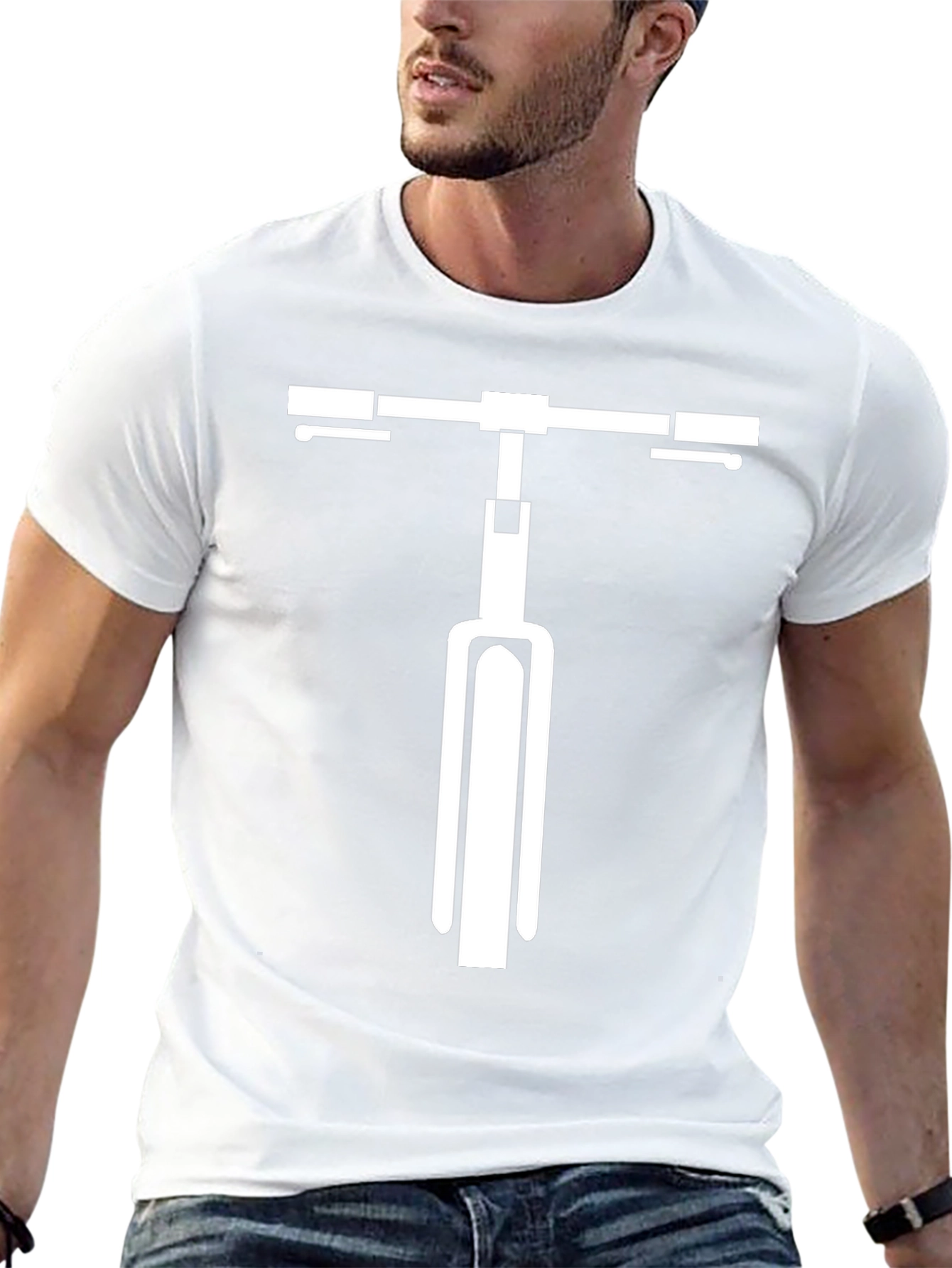 Mens Bike Graphic Tee - Black