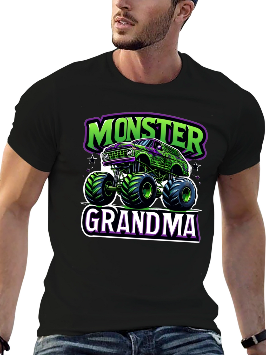 Monster Grandma T-Shirt - Cool Graphic Tee