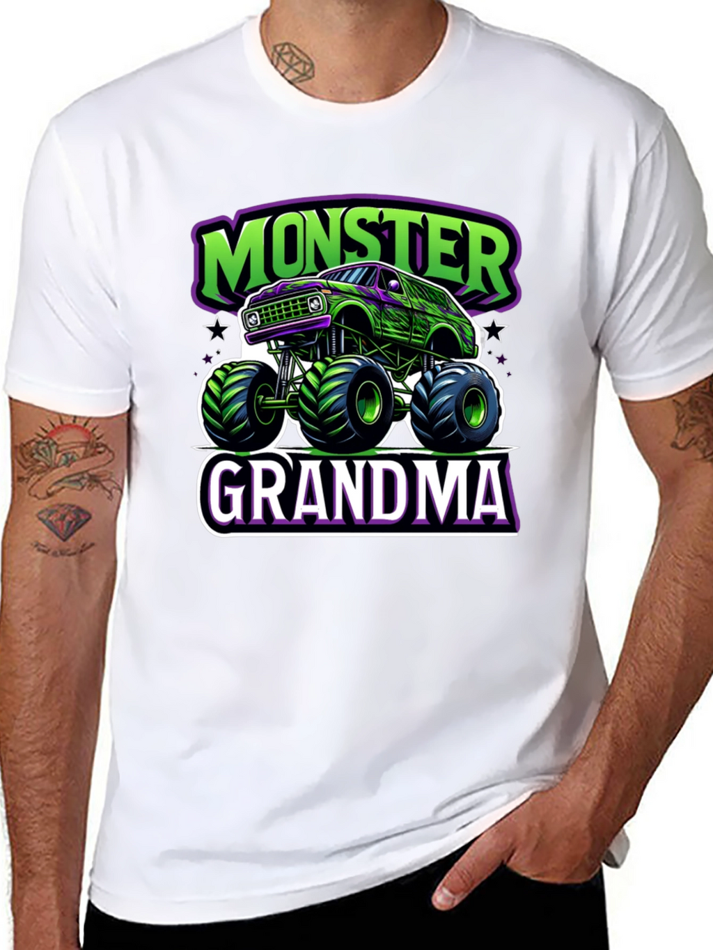 Monster Grandma T-Shirt - Cool Graphic Tee