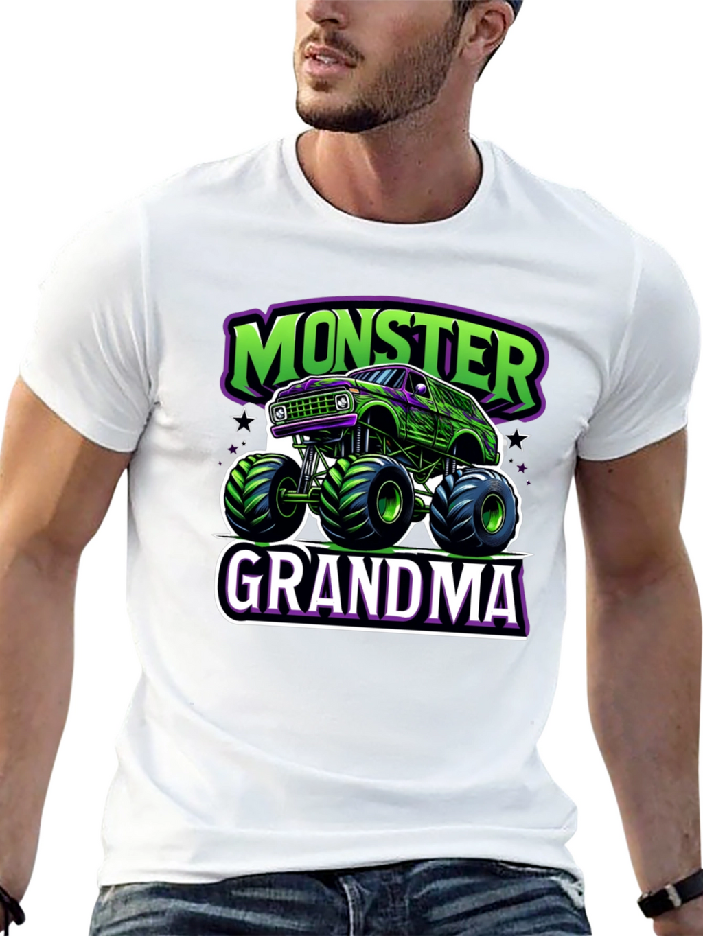 Monster Grandma T-Shirt - Cool Graphic Tee