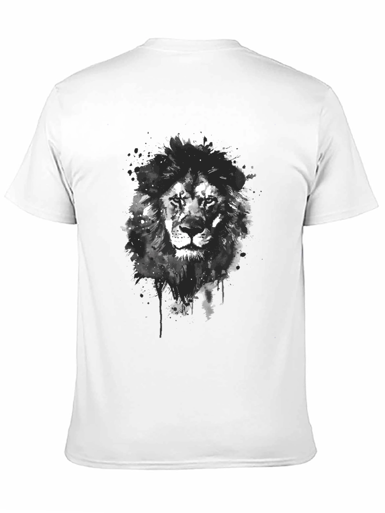 Lion Graphic Print T-Shirt - Modern Style