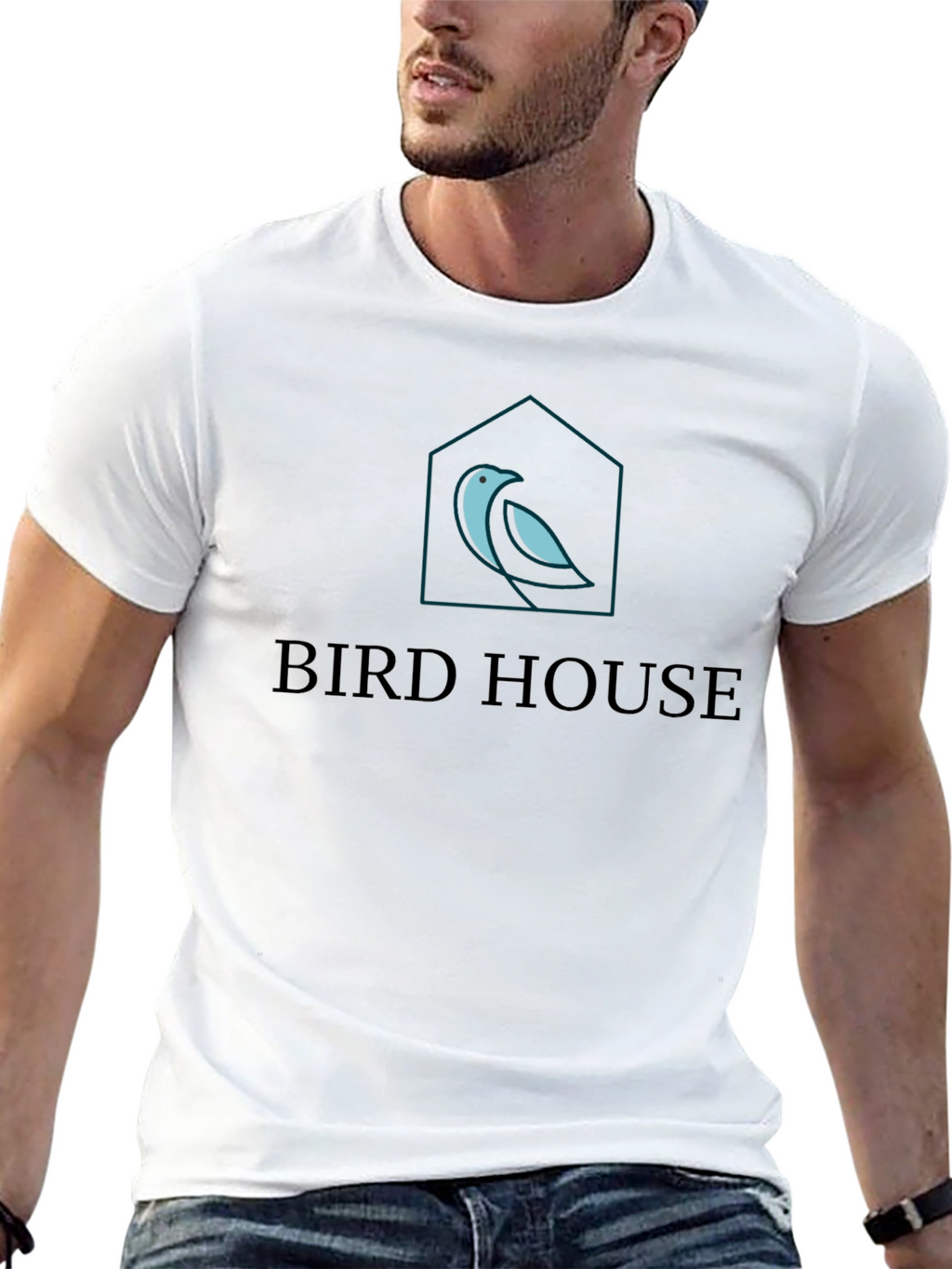 Bird House Graphic Tee - Stylish & Comfortable