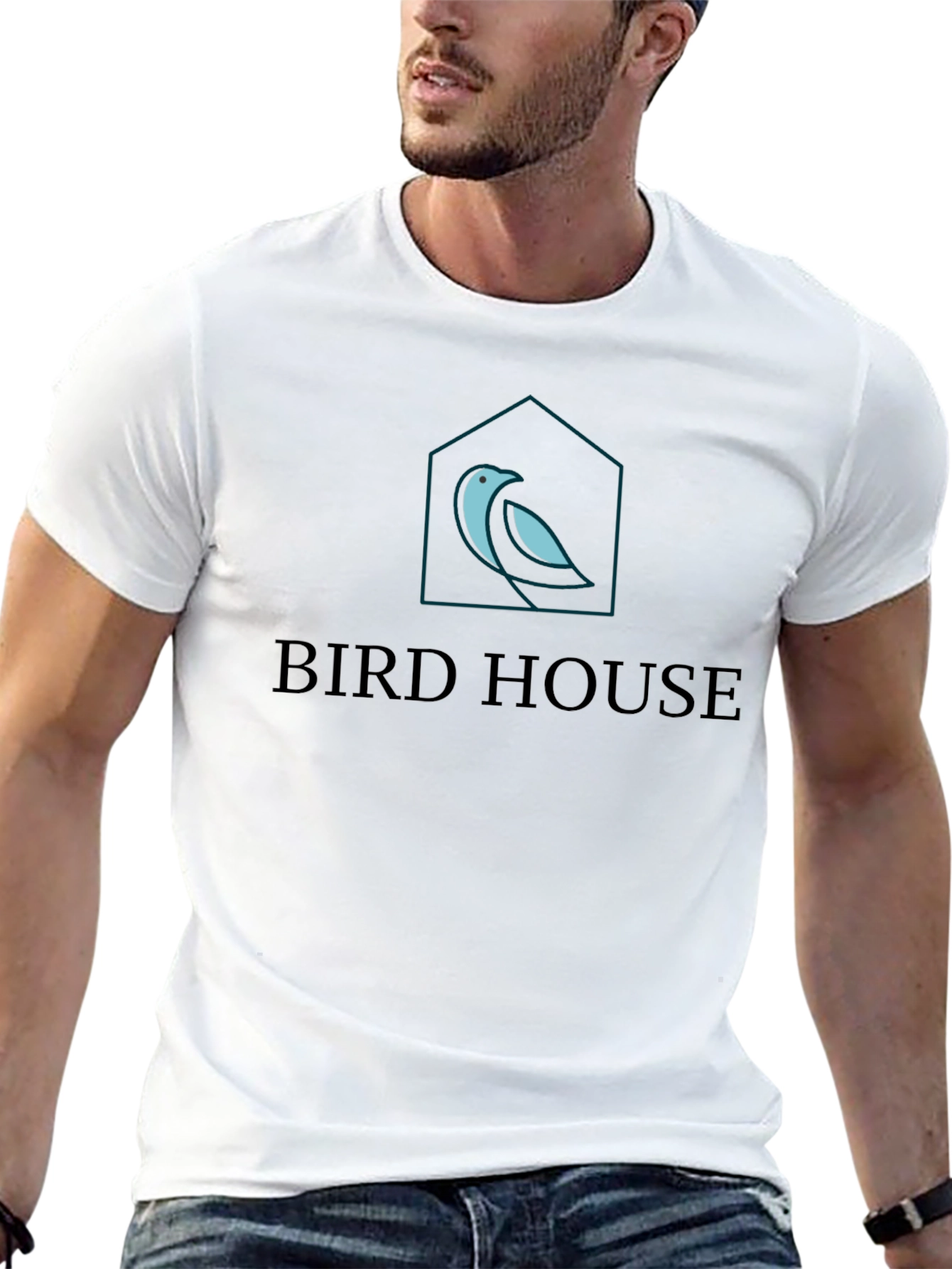 Bird House Graphic Tee - Stylish & Comfortable