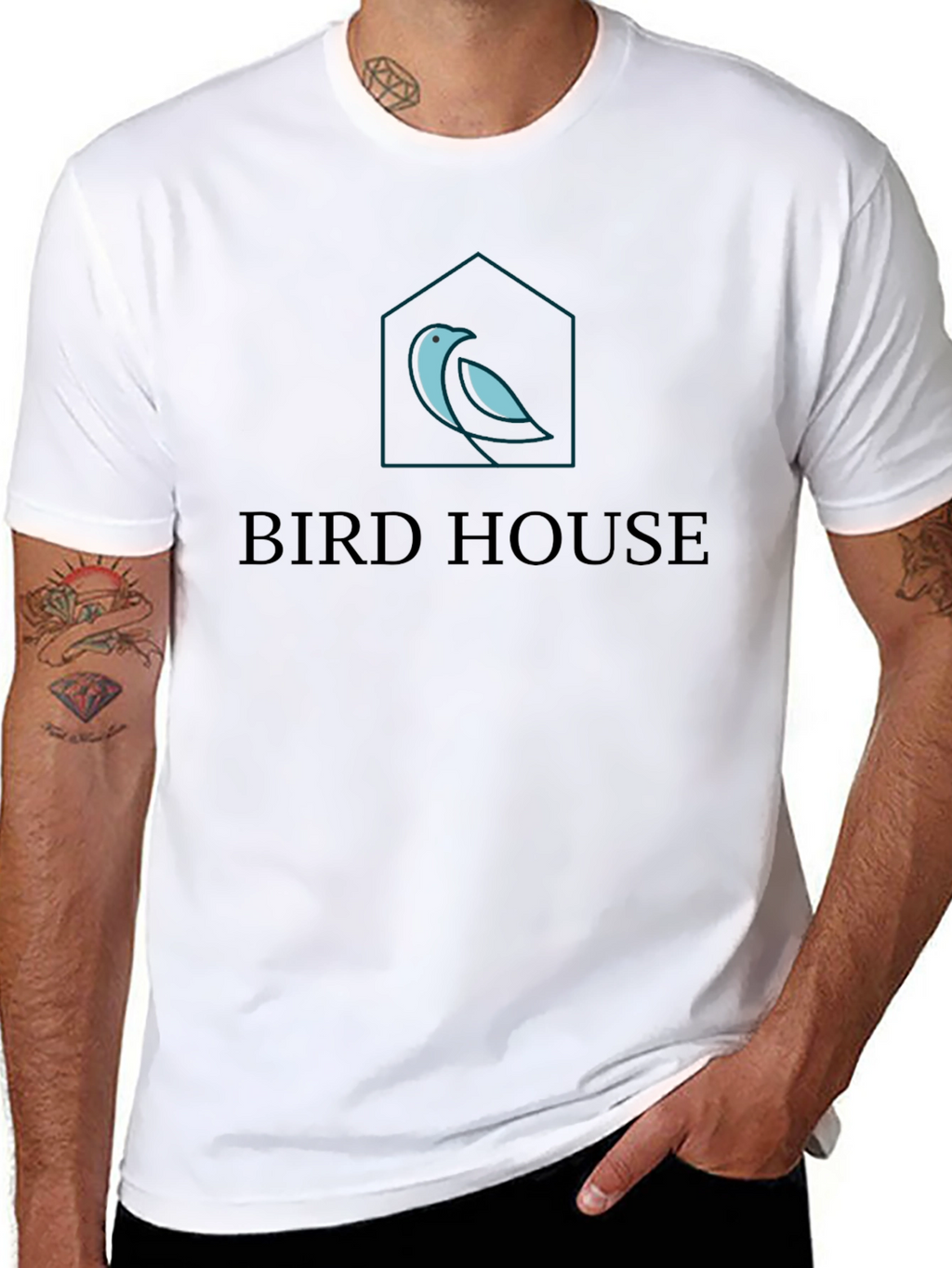 Bird House Graphic Tee - Stylish & Comfortable