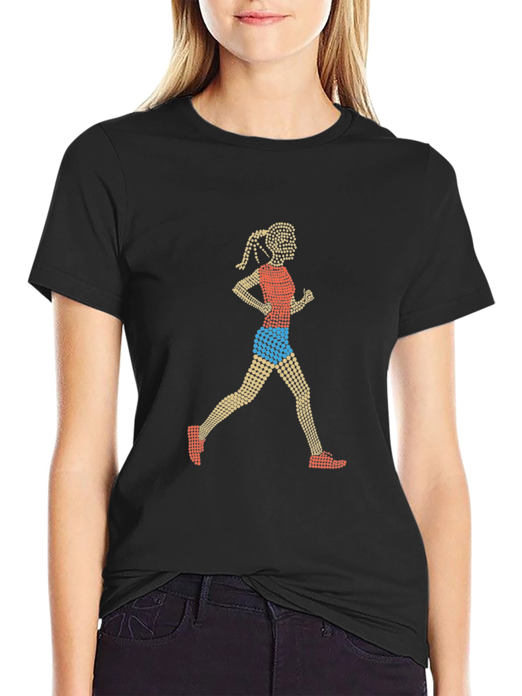 Runner Graphic Tee - Stylish & Sporty Design