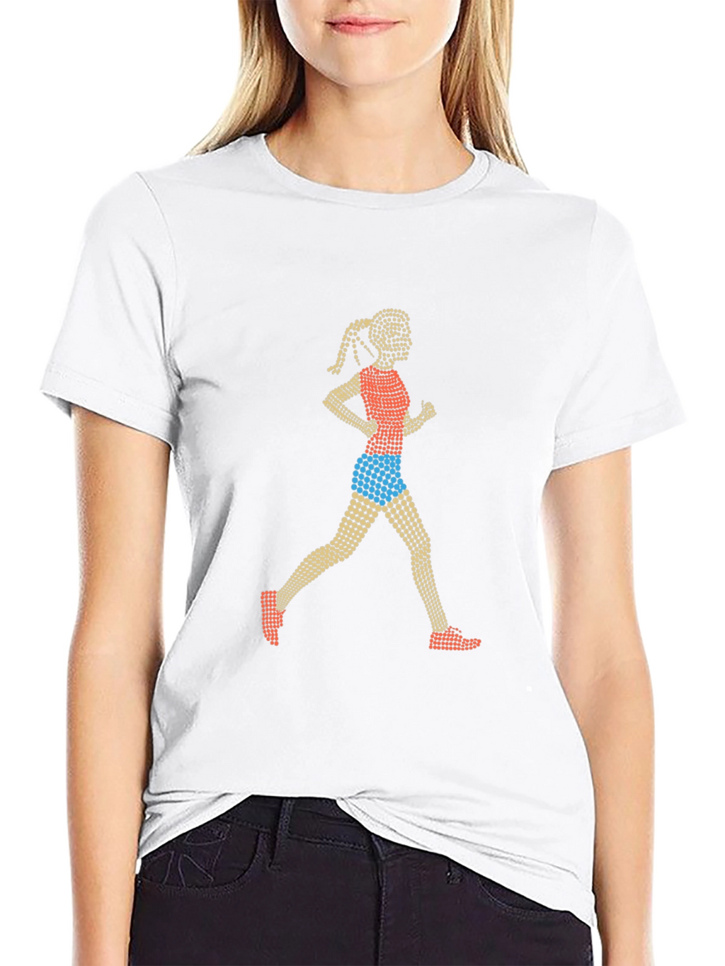 Runner Graphic Tee - Stylish & Sporty Design
