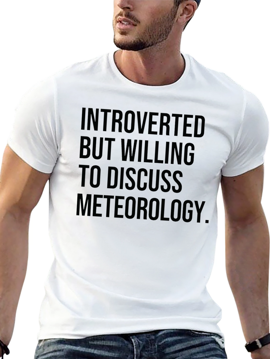 Introverted Meteorology T-Shirt Funny Weather Geek Tee