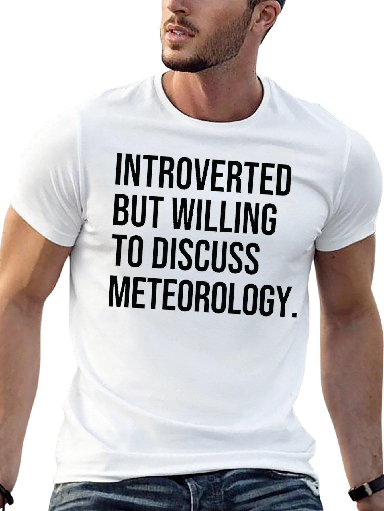 Introverted Meteorology T-Shirt Funny Weather Geek Tee