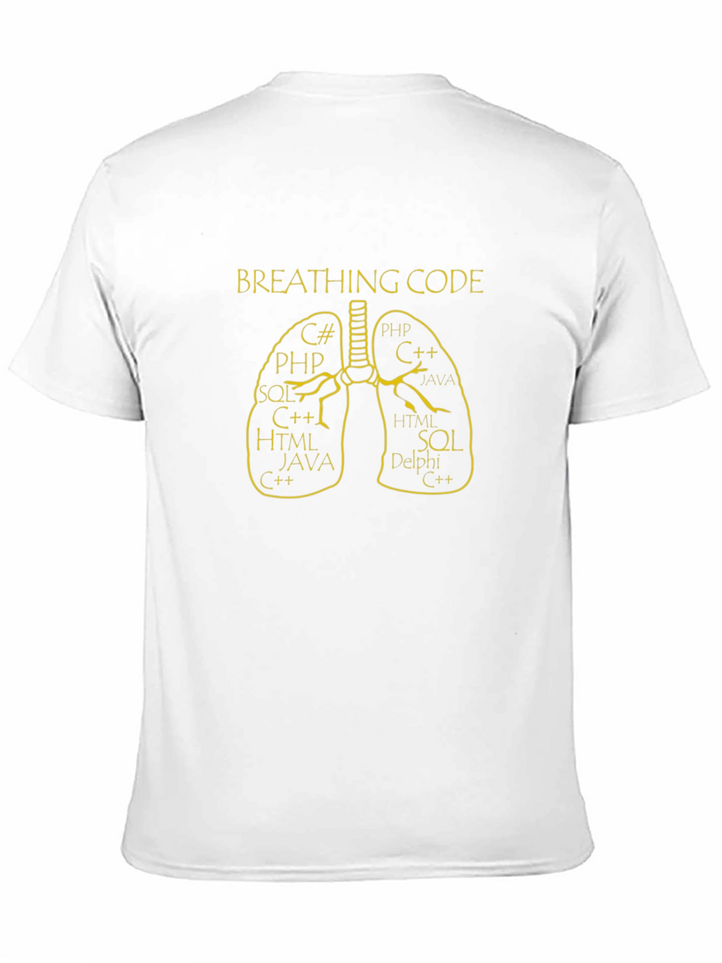 Breathing Code Programmer T-Shirt - Black