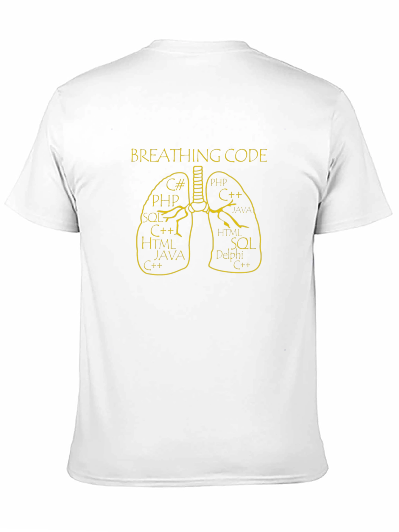 Breathing Code Programmer T-Shirt - Black