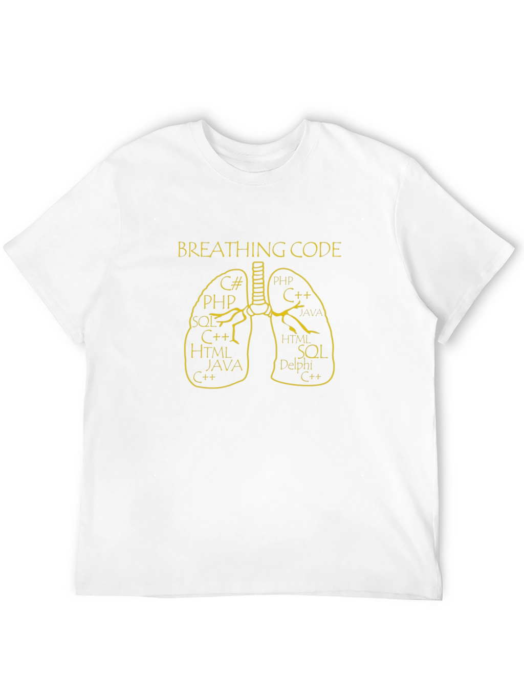Breathing Code Programmer T-Shirt - Black