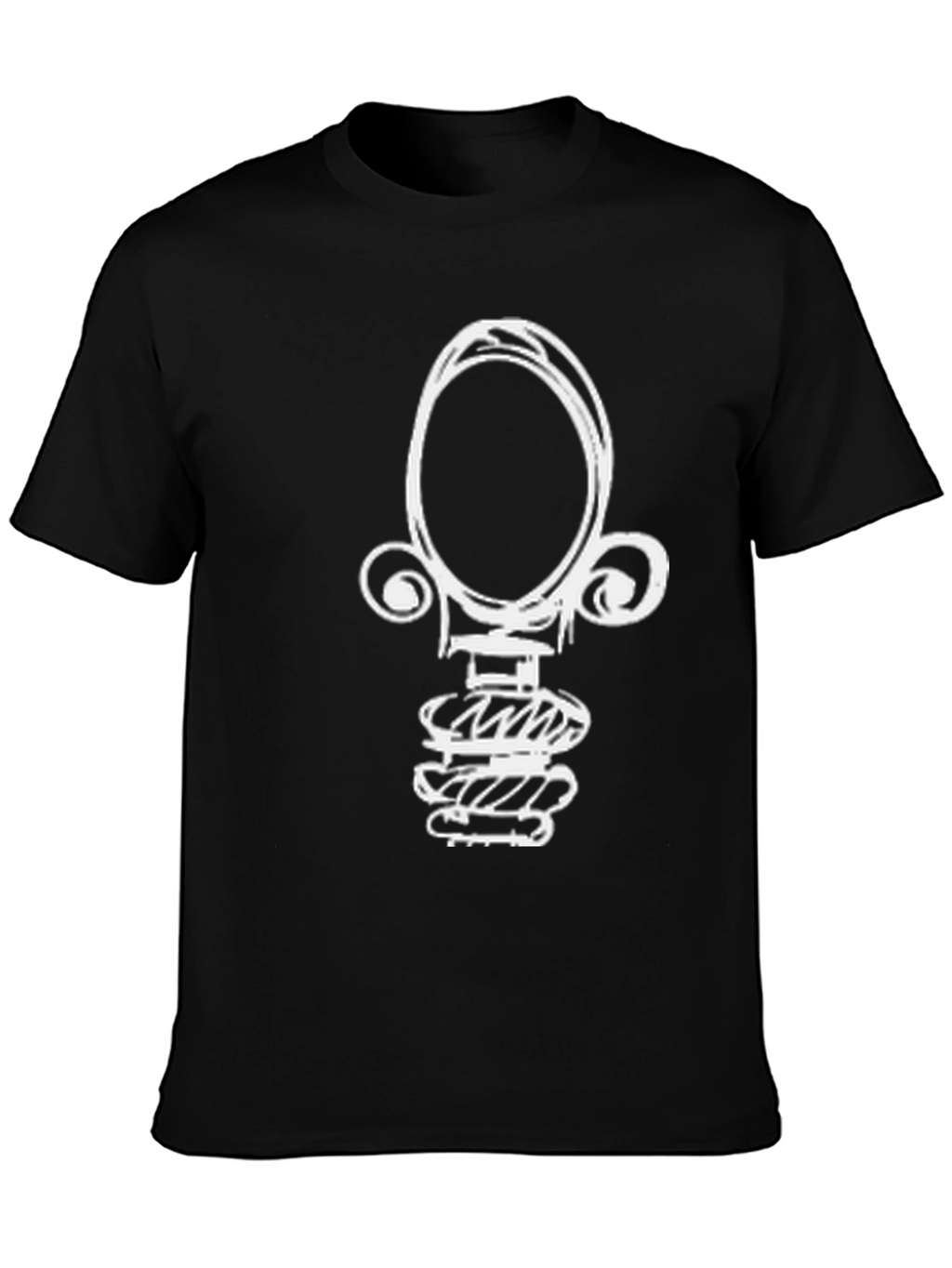 Abstract Graphic T-Shirt - Modern Black Tee