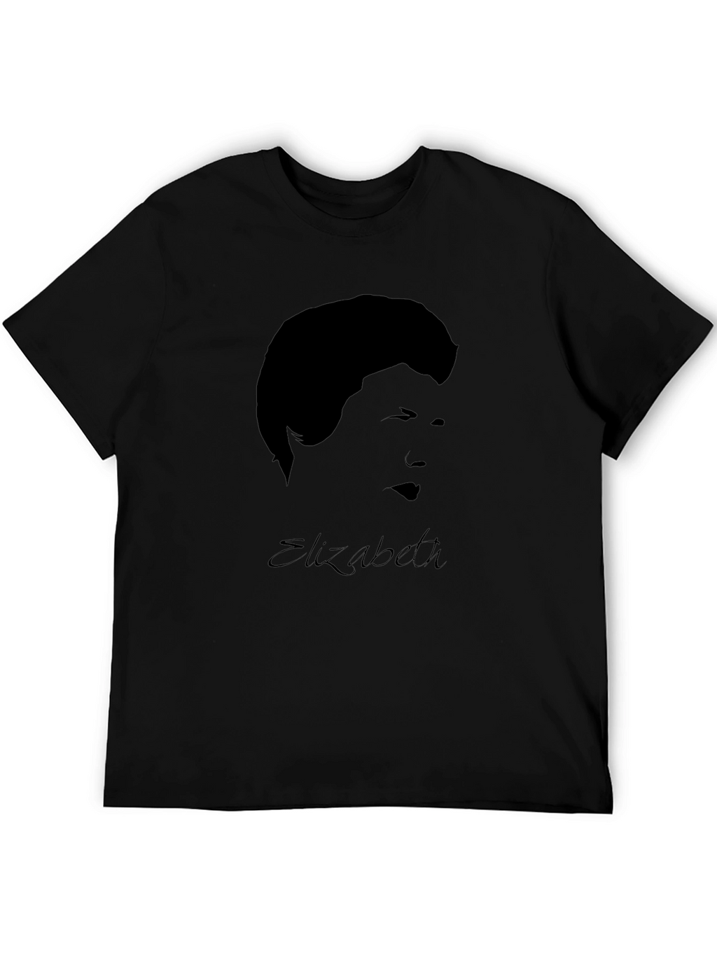 Elizabeth Graphic Black T-Shirt