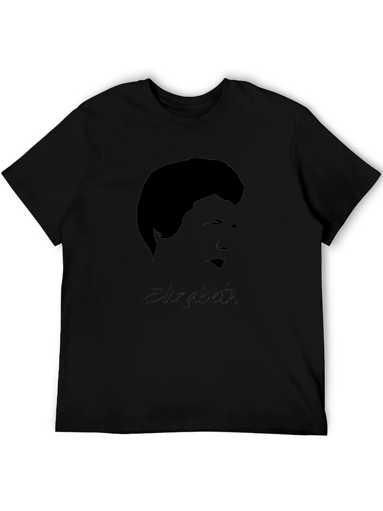 Elizabeth Graphic Black T-Shirt