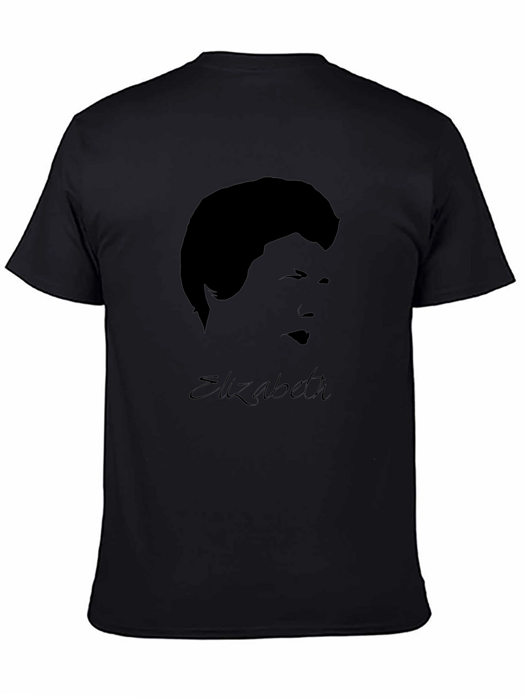 Elizabeth Graphic Black T-Shirt