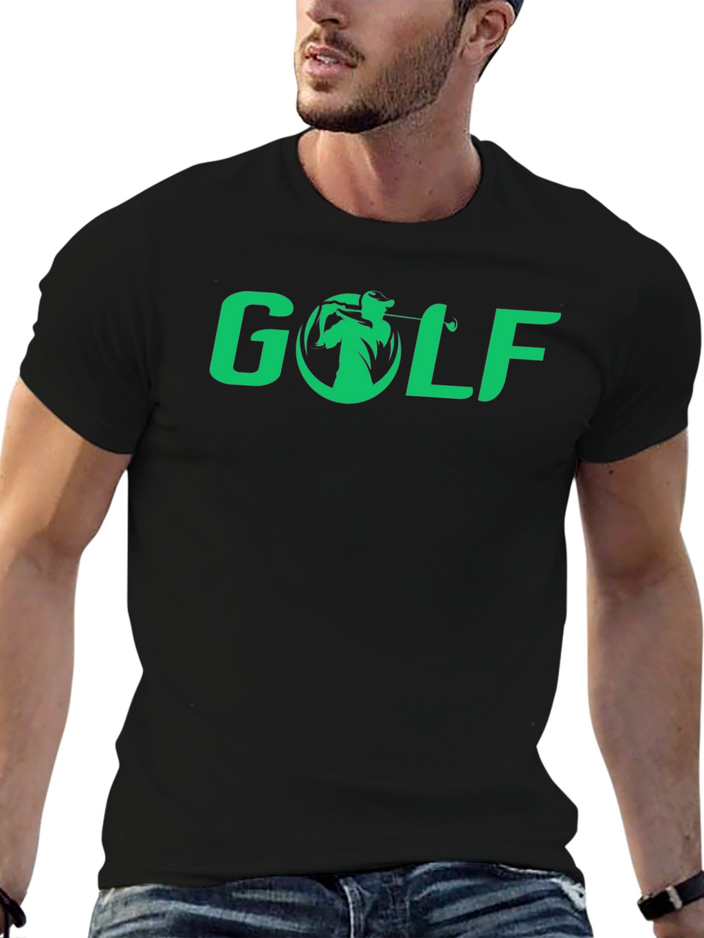 Golf Graphic Tee - Sporty Casual Style