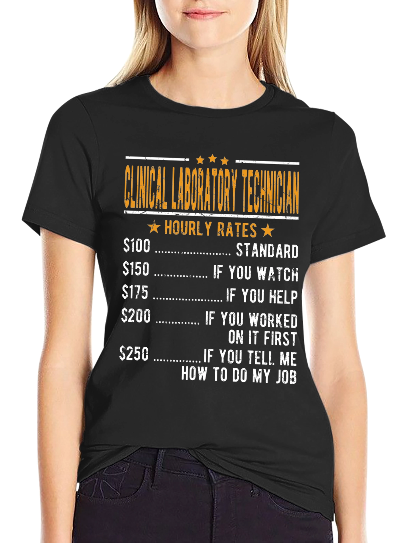 Clinical Lab Tech Hourly Rates T-Shirt