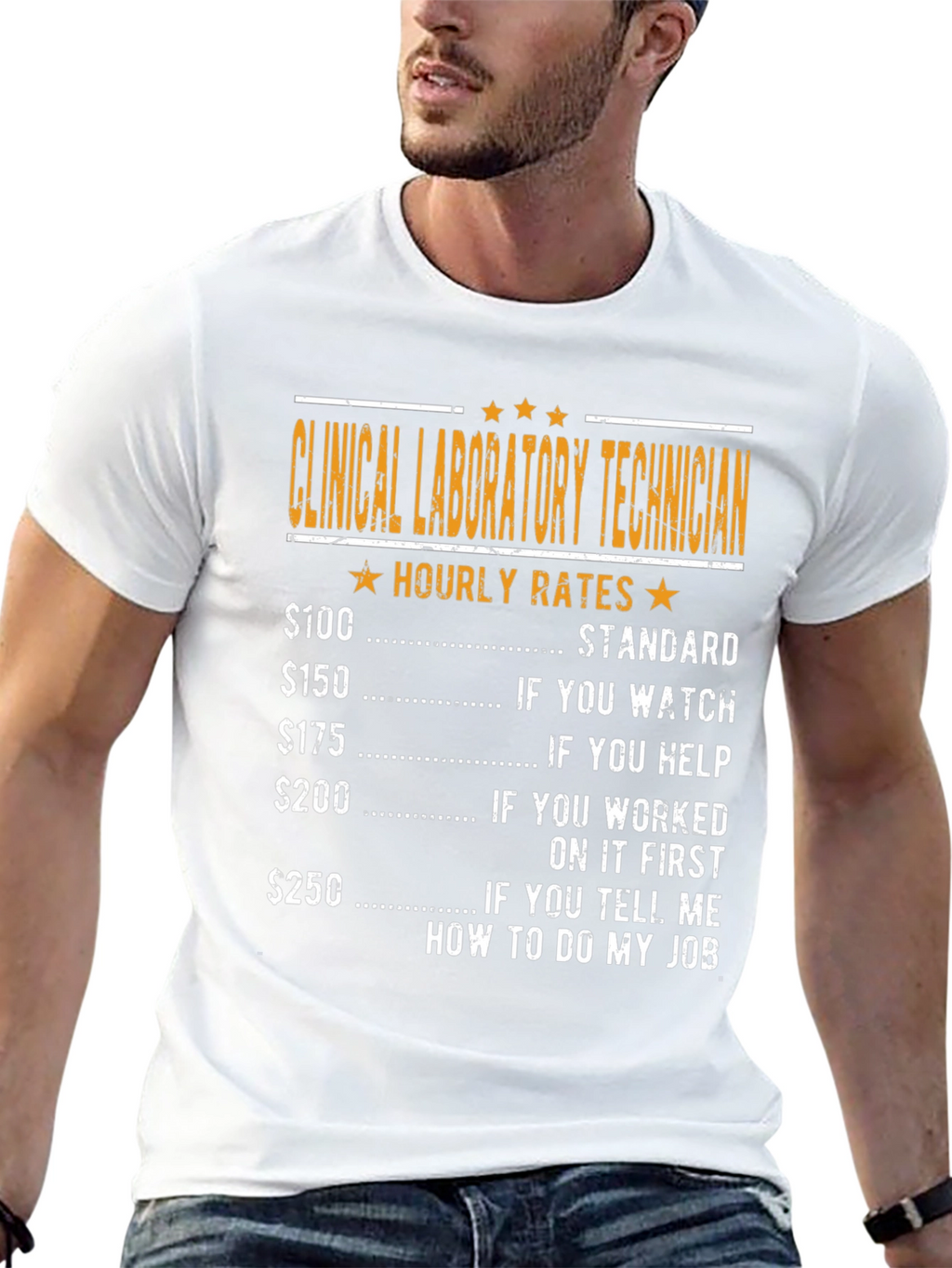Clinical Lab Tech Hourly Rates T-Shirt