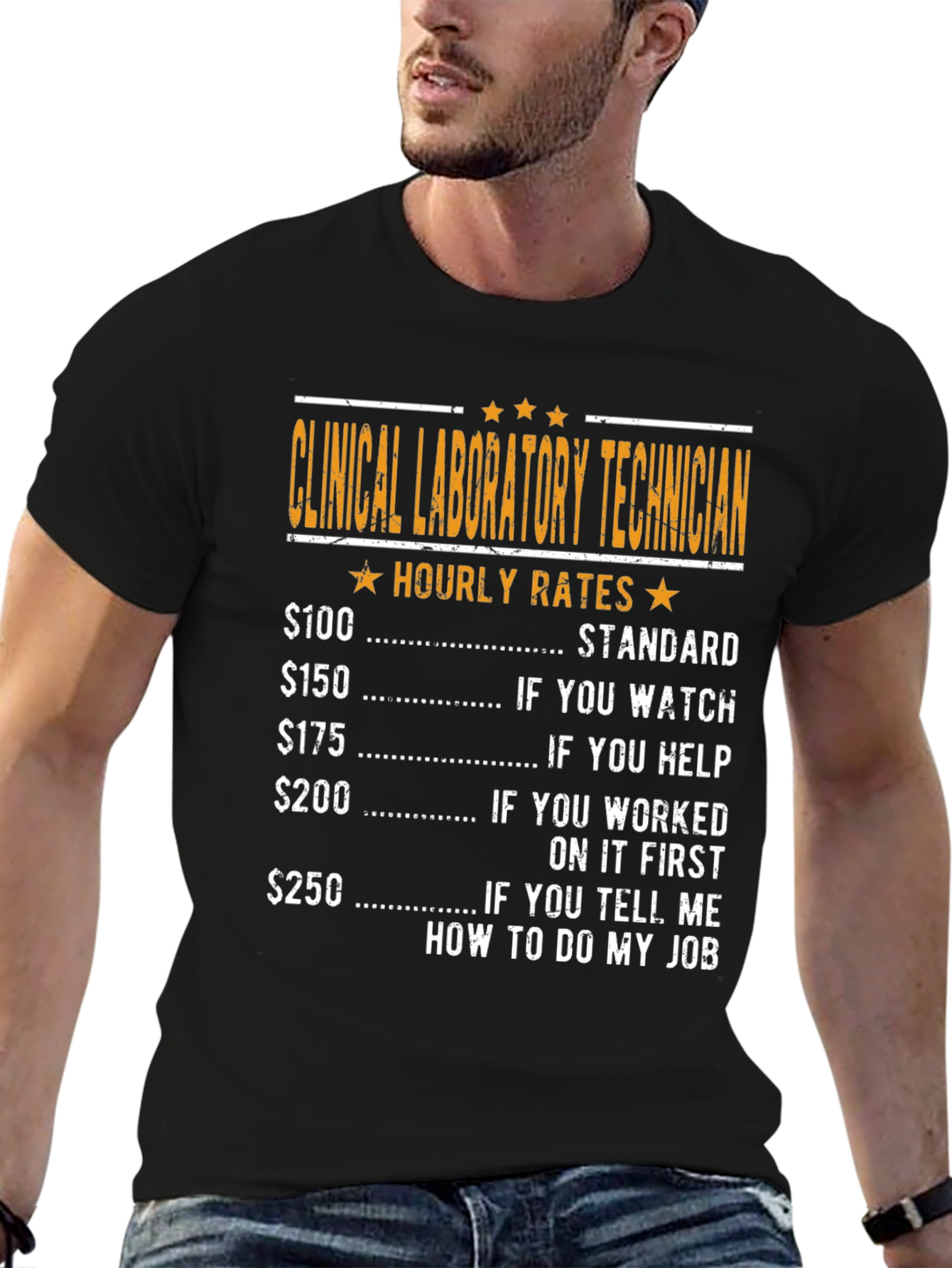 Clinical Lab Tech Hourly Rates T-Shirt