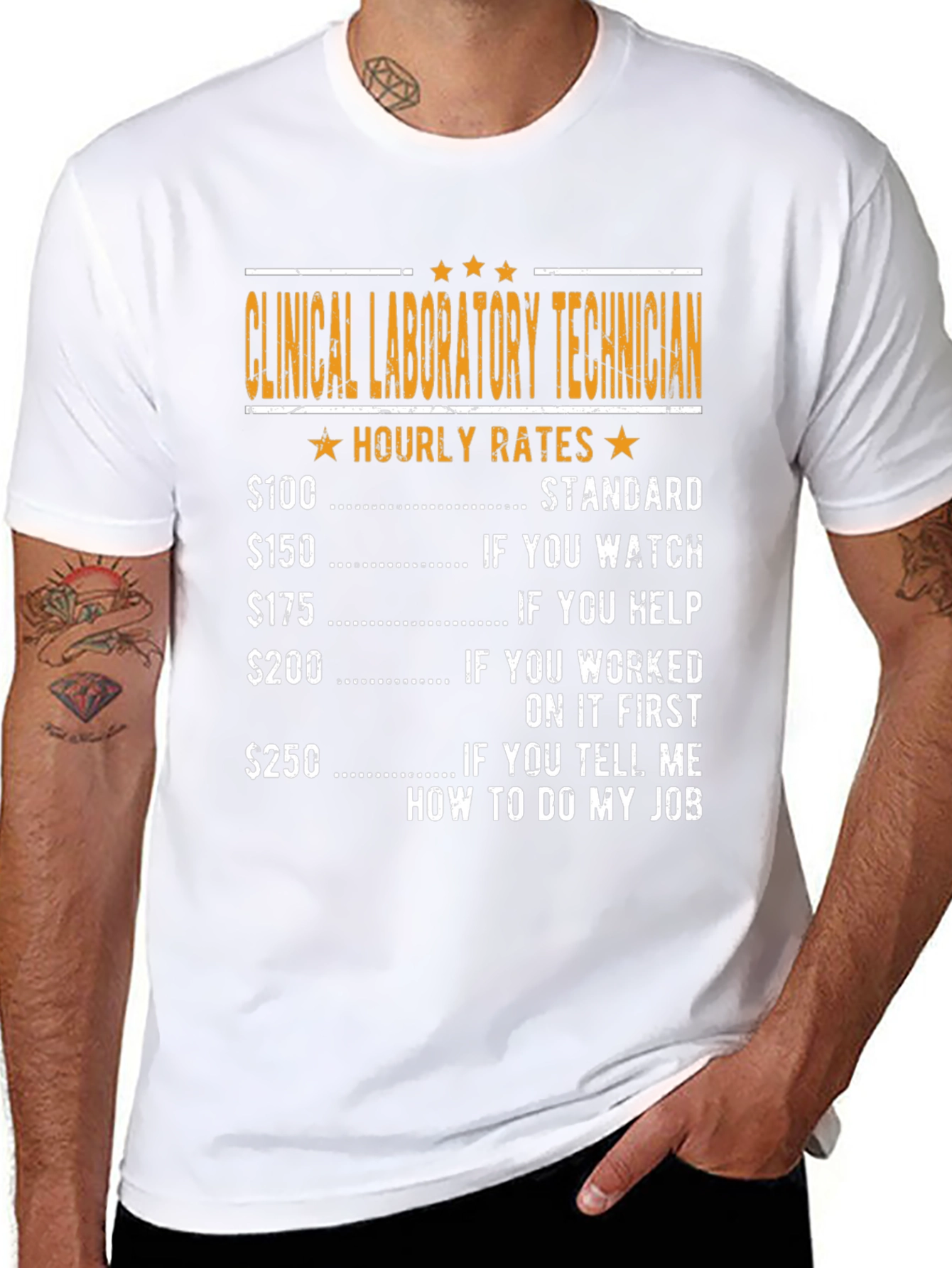 Clinical Lab Tech Hourly Rates T-Shirt