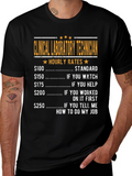 Clinical Lab Tech Hourly Rates T-Shirt