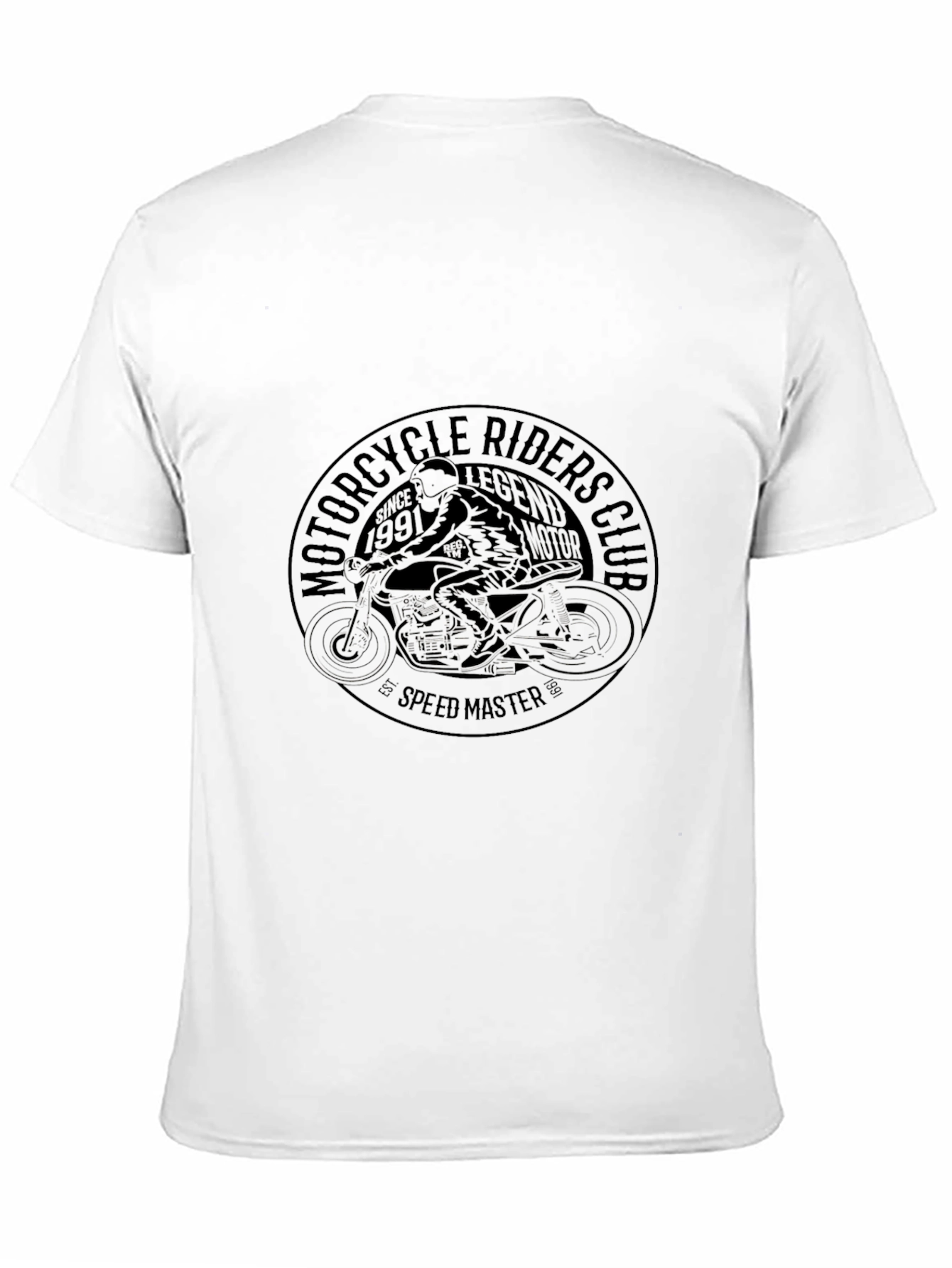 Motorcycle Riders Club Black T-Shirt