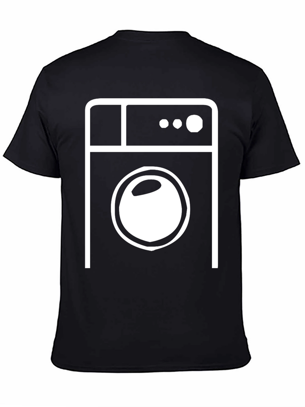 Washing Machine Graphic Tee - Stylish & Functional