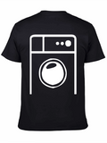 Washing Machine Graphic Tee - Stylish & Functional