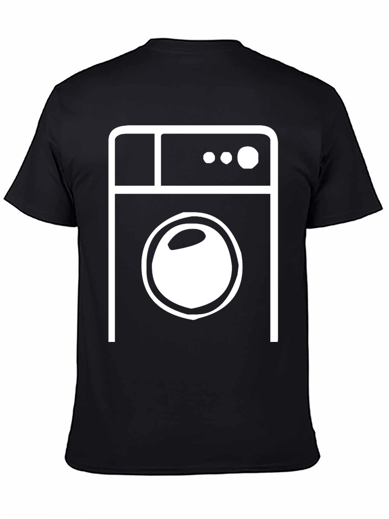 Washing Machine Graphic Tee - Stylish & Functional