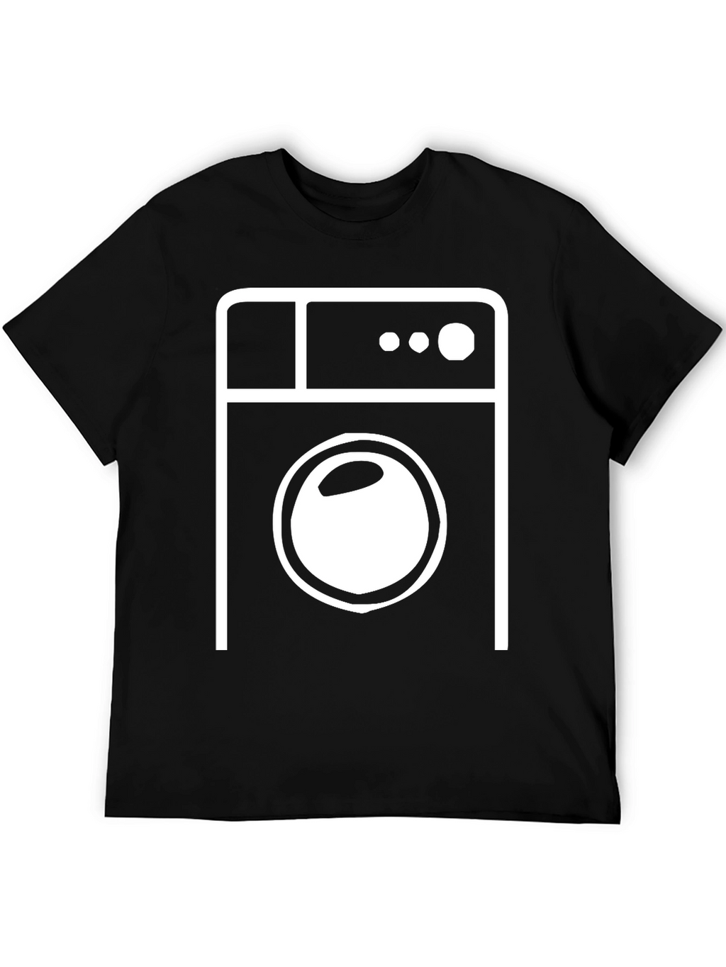 Washing Machine Graphic Tee - Stylish & Functional
