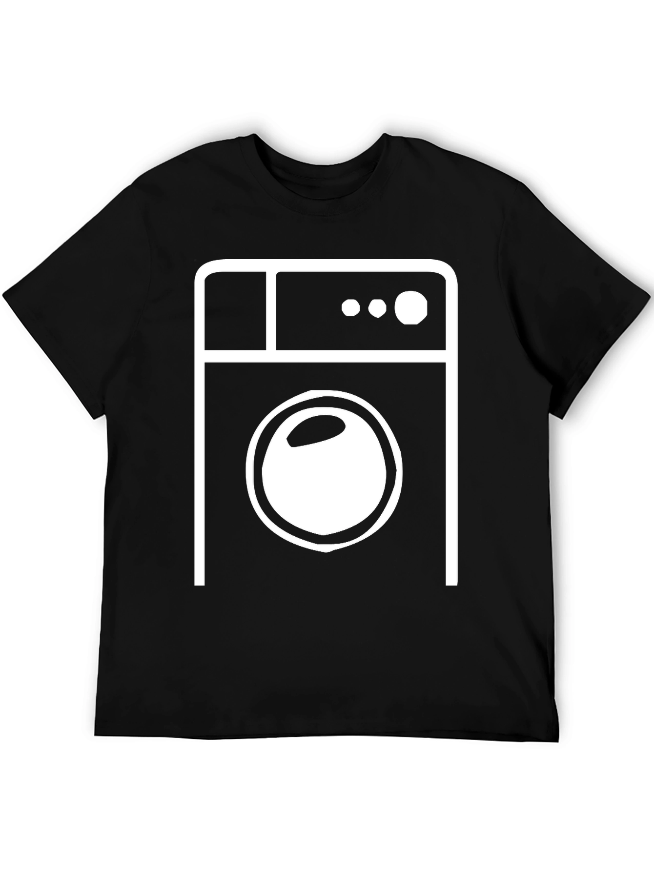Washing Machine Graphic Tee - Stylish & Functional