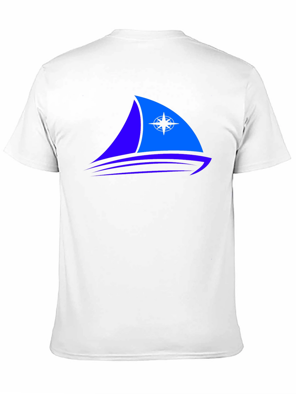 Nautical Sailboat Graphic Tee - Black