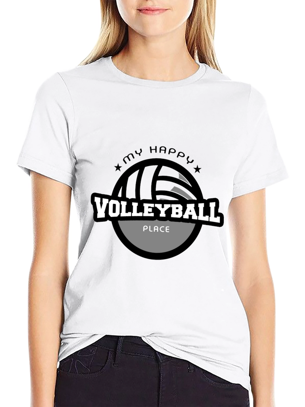 Volleyball T-Shirt - My Happy Place