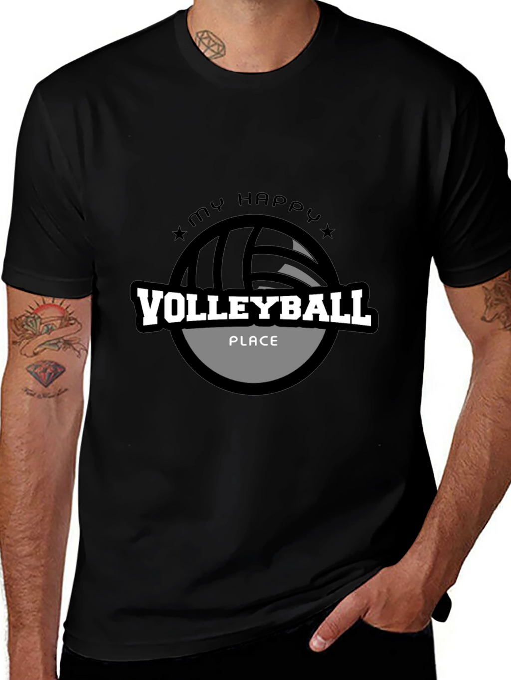 Volleyball T-Shirt - My Happy Place