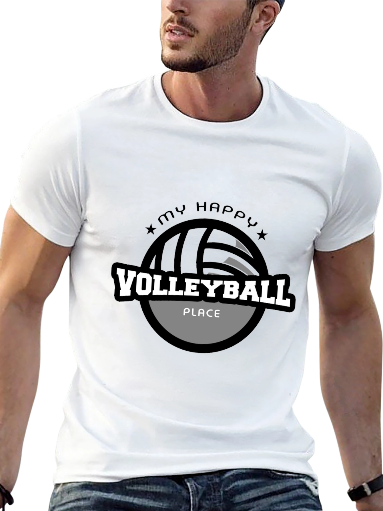 Volleyball T-Shirt - My Happy Place