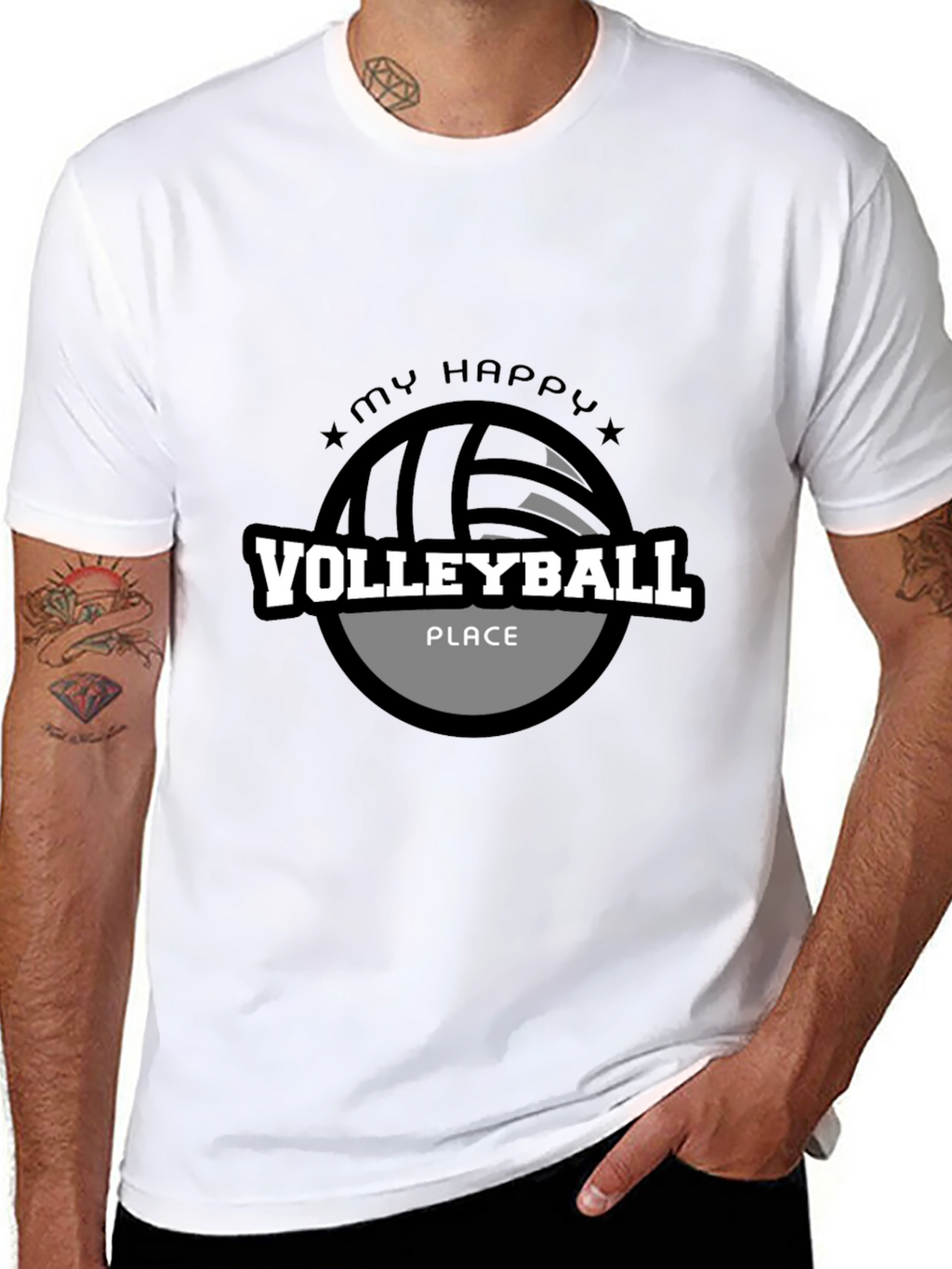Volleyball T-Shirt - My Happy Place
