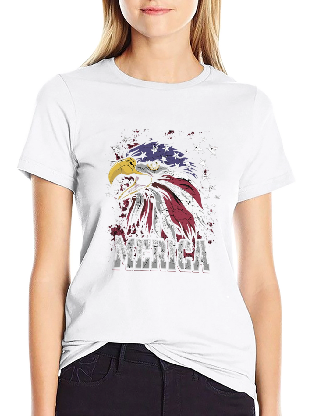 Patriotic Eagle USA Flag T-Shirt