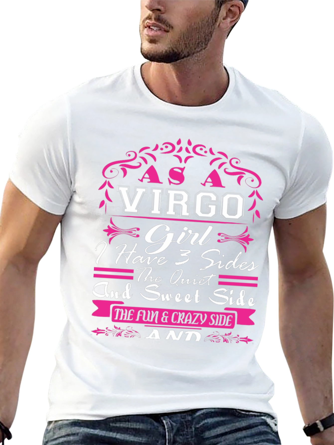 Virgo Girl T-Shirt - 3 Sides Design