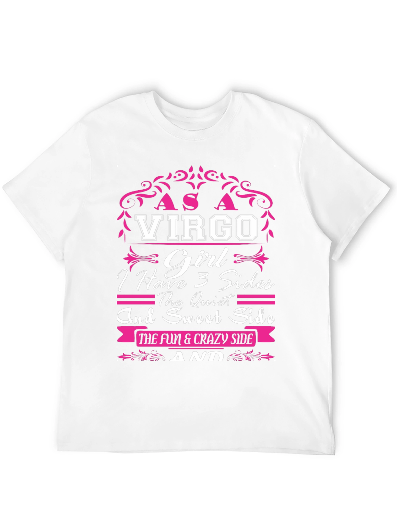 Virgo Girl T-Shirt - 3 Sides Design