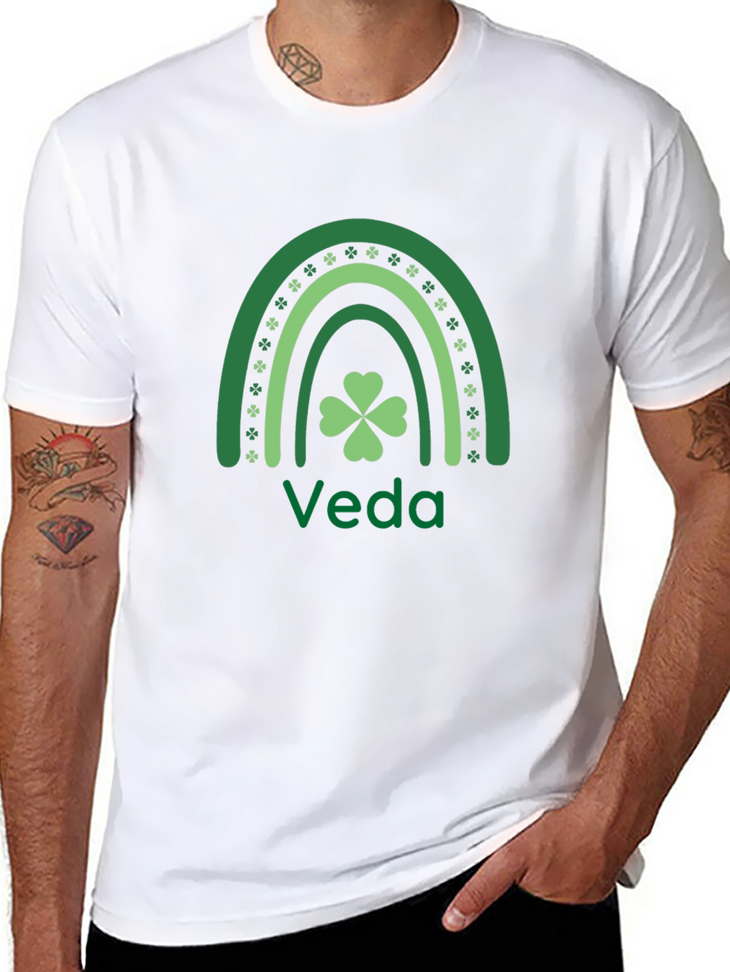 St. Patricks Day Personalized Veda T-Shirt