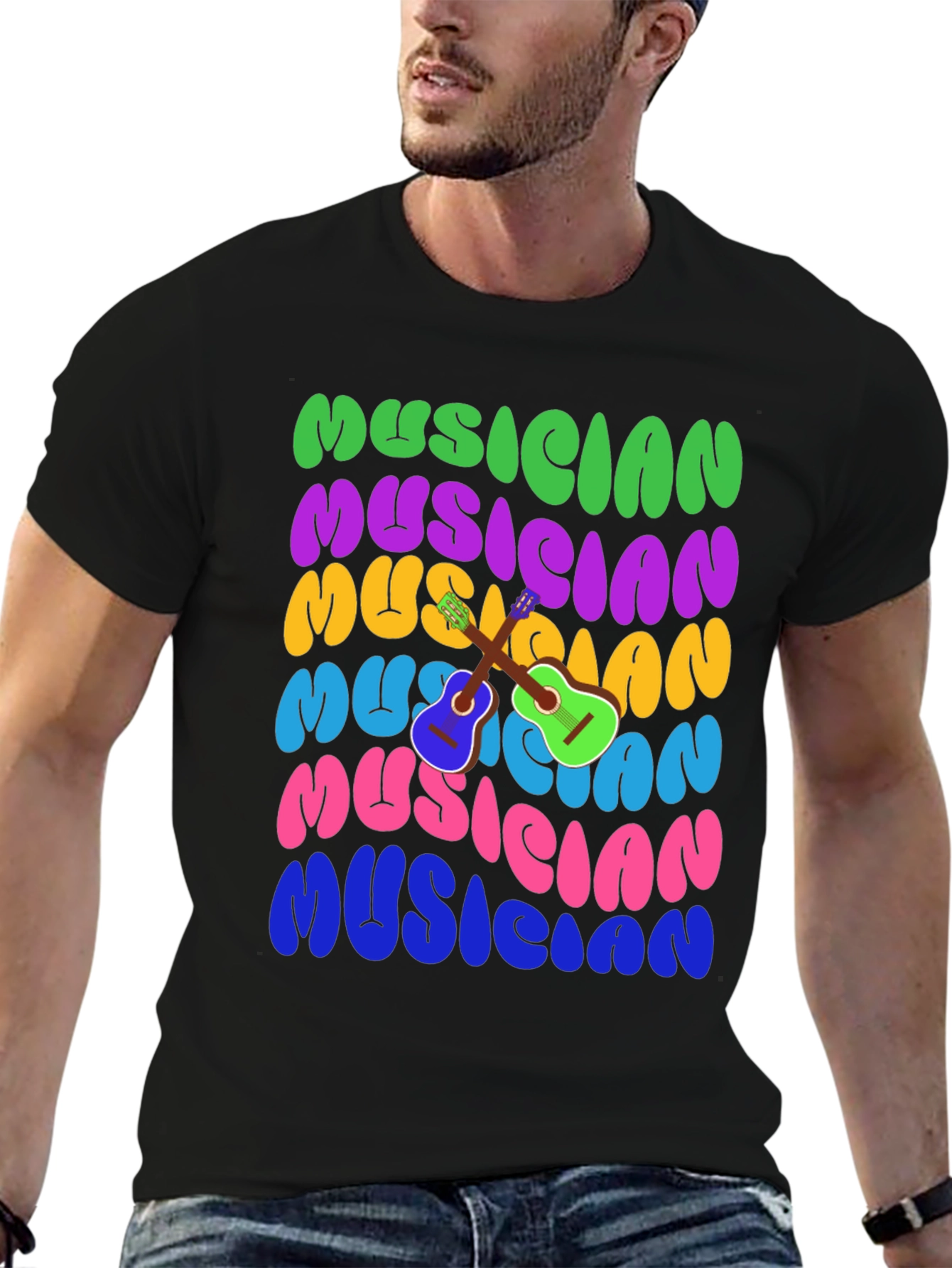 Musician Retro Style T-Shirt