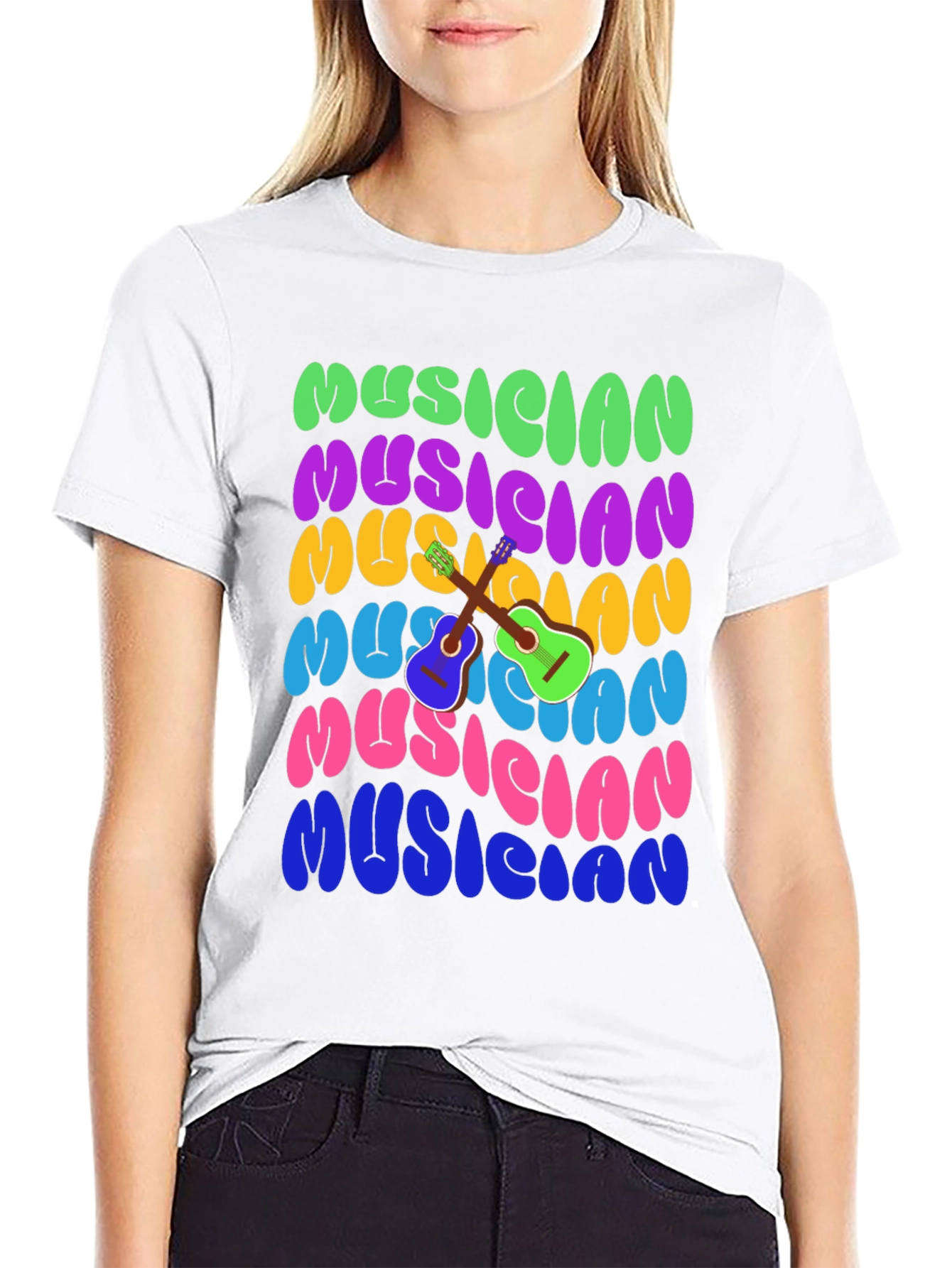 Musician Retro Style T-Shirt