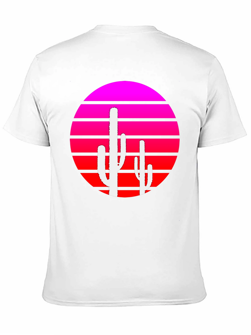 Retro Sunset Cactus Graphic Tee