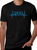 Peace Heartbeat Graphic T-Shirt