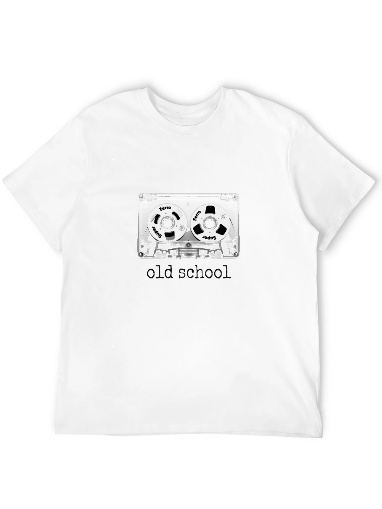 Retro Cassette Tape Graphic T-Shirt - Old School Cool