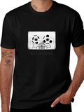 Retro Cassette Tape Graphic T-Shirt - Old School Cool