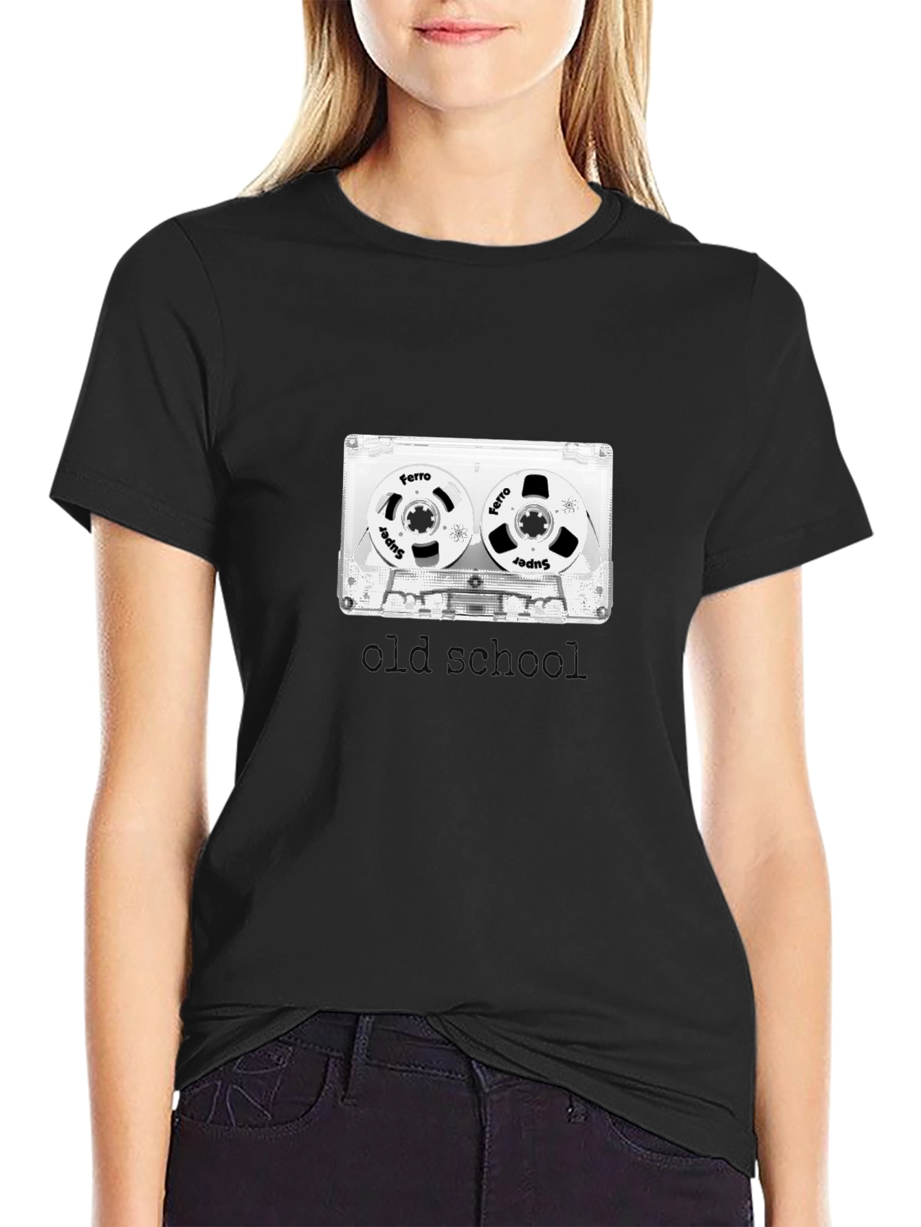 Retro Cassette Tape Graphic T-Shirt - Old School Cool