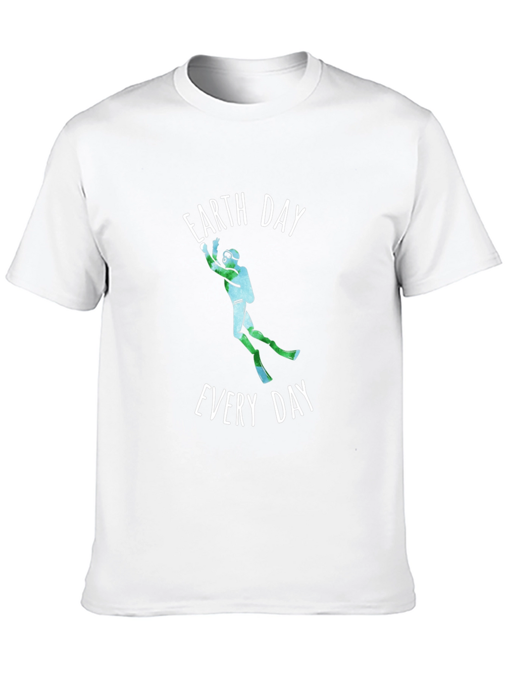 Earth Day Every Day Black Graphic Tee