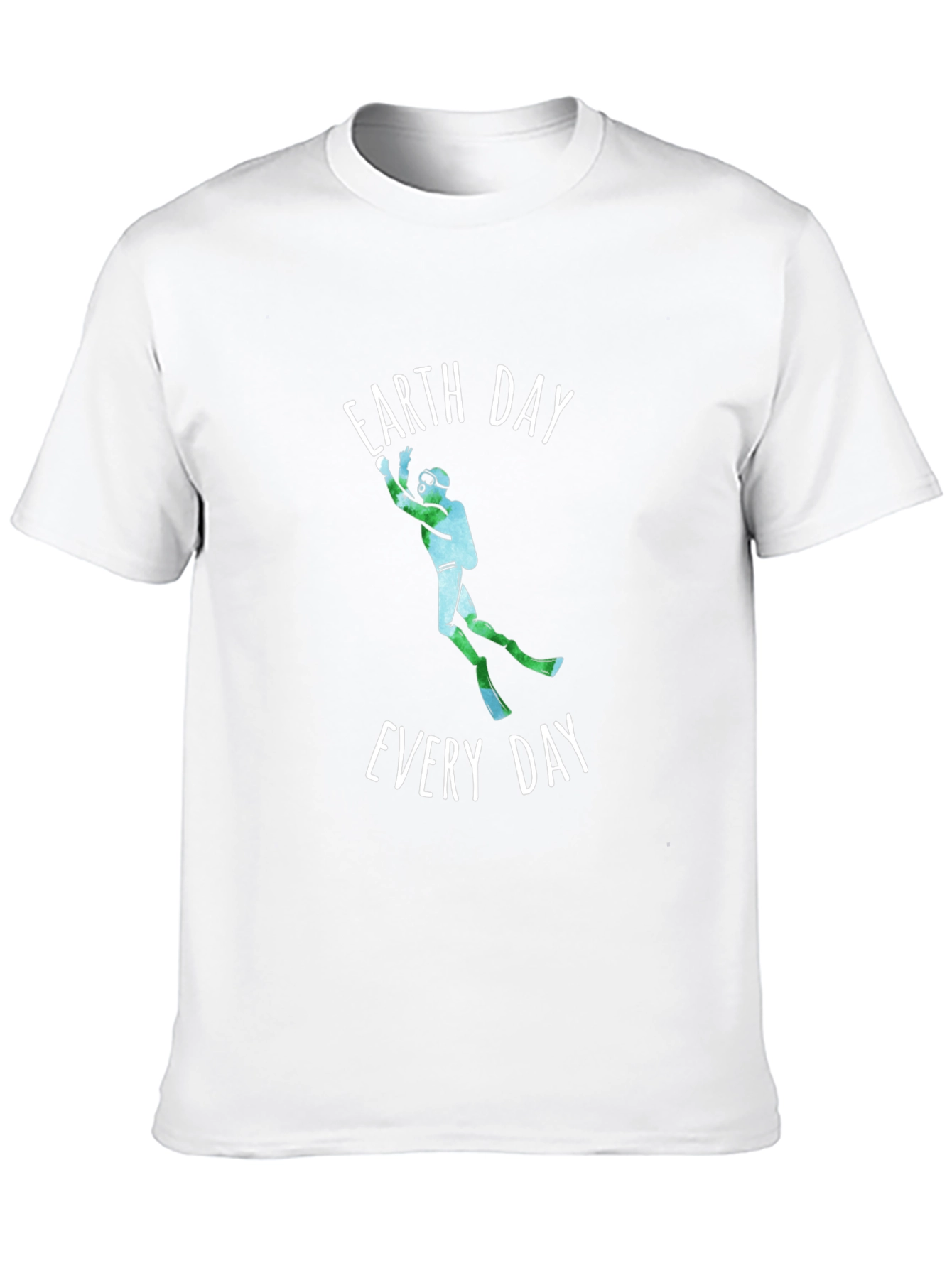 Earth Day Every Day Black Graphic Tee