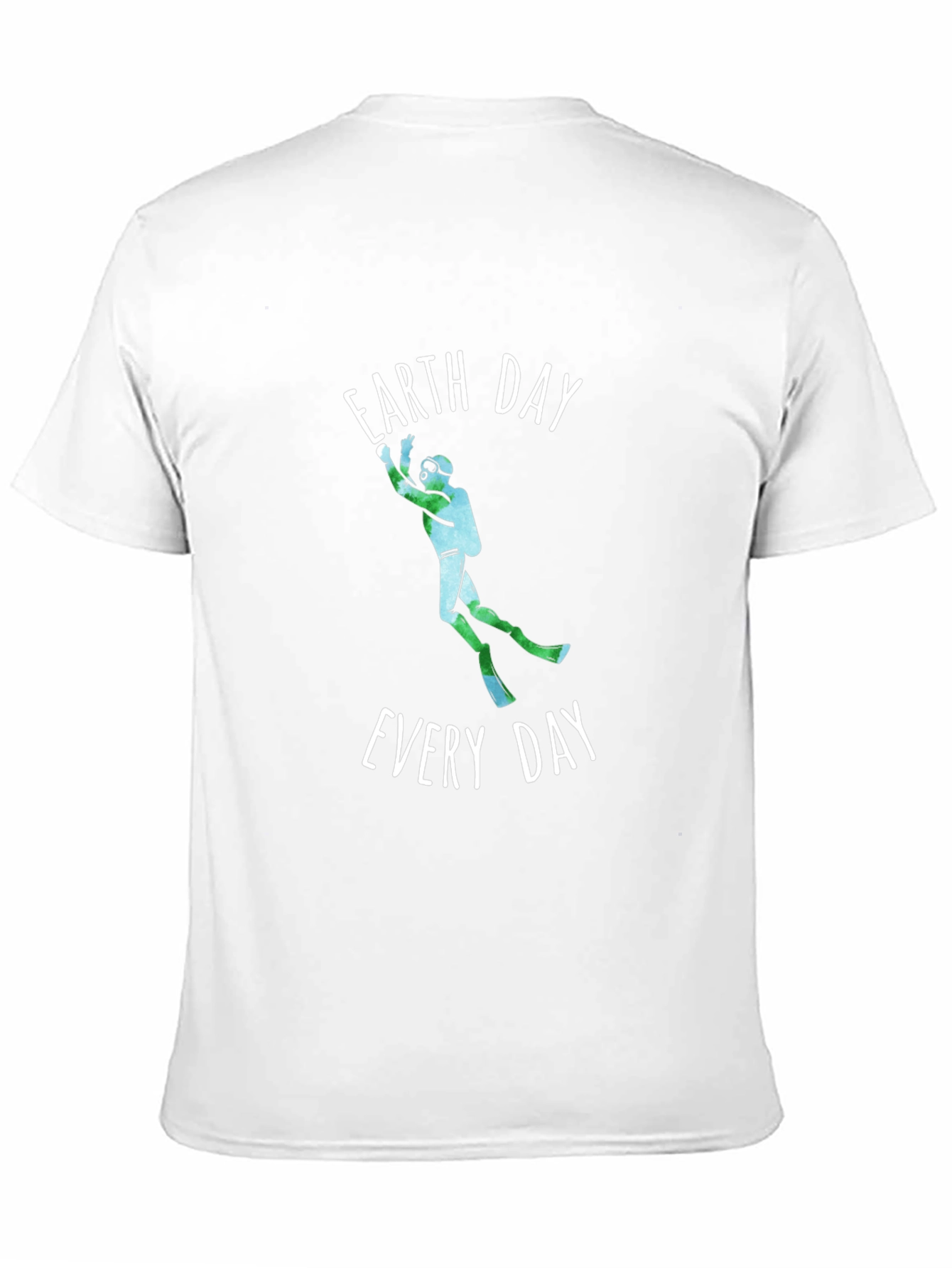 Earth Day Every Day Black Graphic Tee
